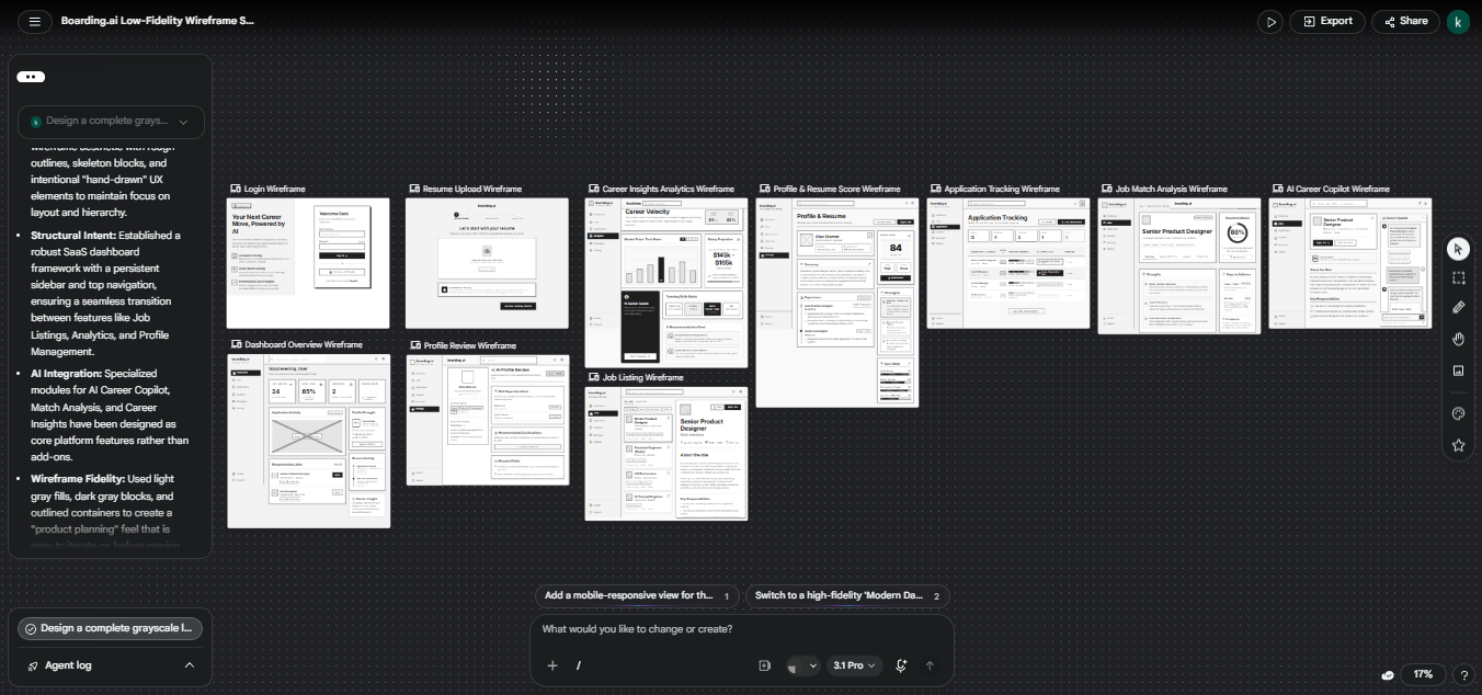 Wireframe Exploration